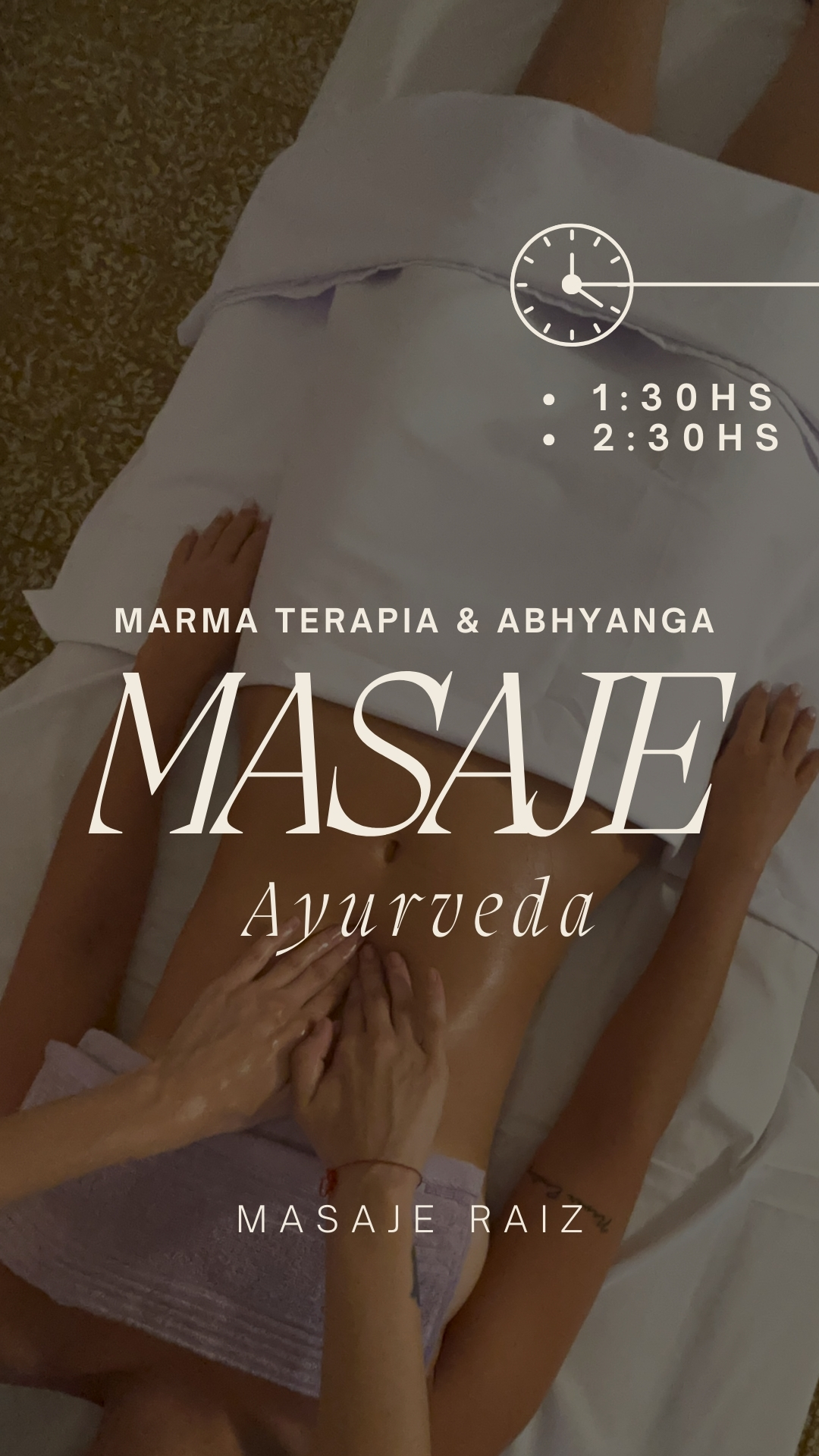 Sesión Ayurveda Abhyanga y Marma Terapia
